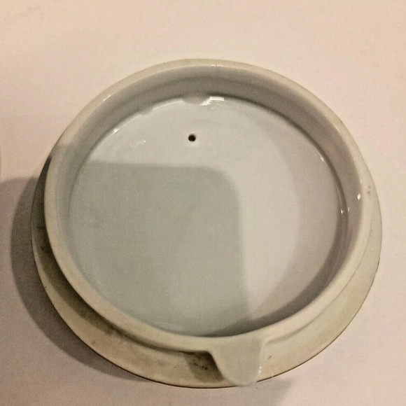 Seyei Fine China Beautiful Unique Red Teapot w/,Gray Leaves Bamboo Handle - Picture 6 of 8